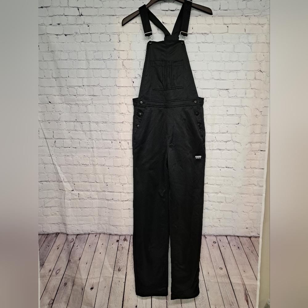 NWT Women's Adidas Originals RYV Dungarees  Jumpsuit Overalls  Black Sz